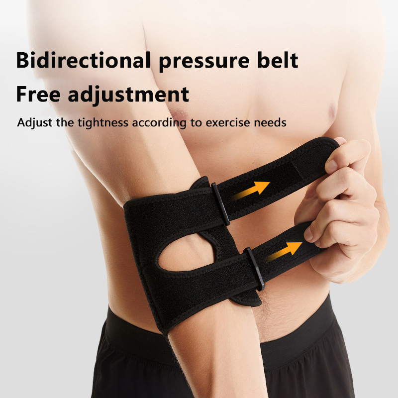 Tennis Elbow Brace - 1 Buah Penyangga Siku Dapat Disesuaikan