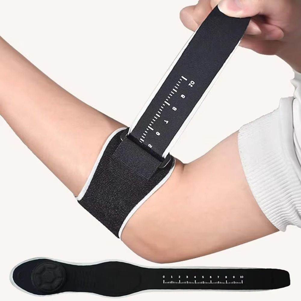 Tennis Elbow Brace - Penyangga Siku Tenis Kompresi, Pelindung Siku,