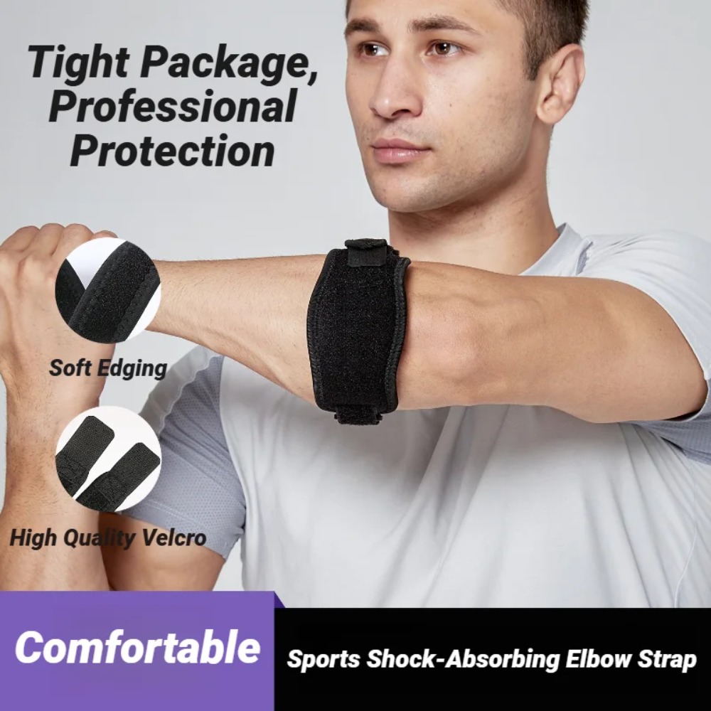 Tennis Elbow Brace - Penyangga Siku untuk Tenis, Golf, Bulu