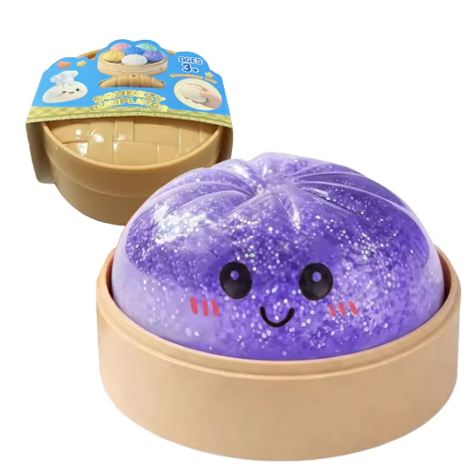 Sports Equipment Box - Dumpling Glitter Warna-warni 6 Model, Squishy