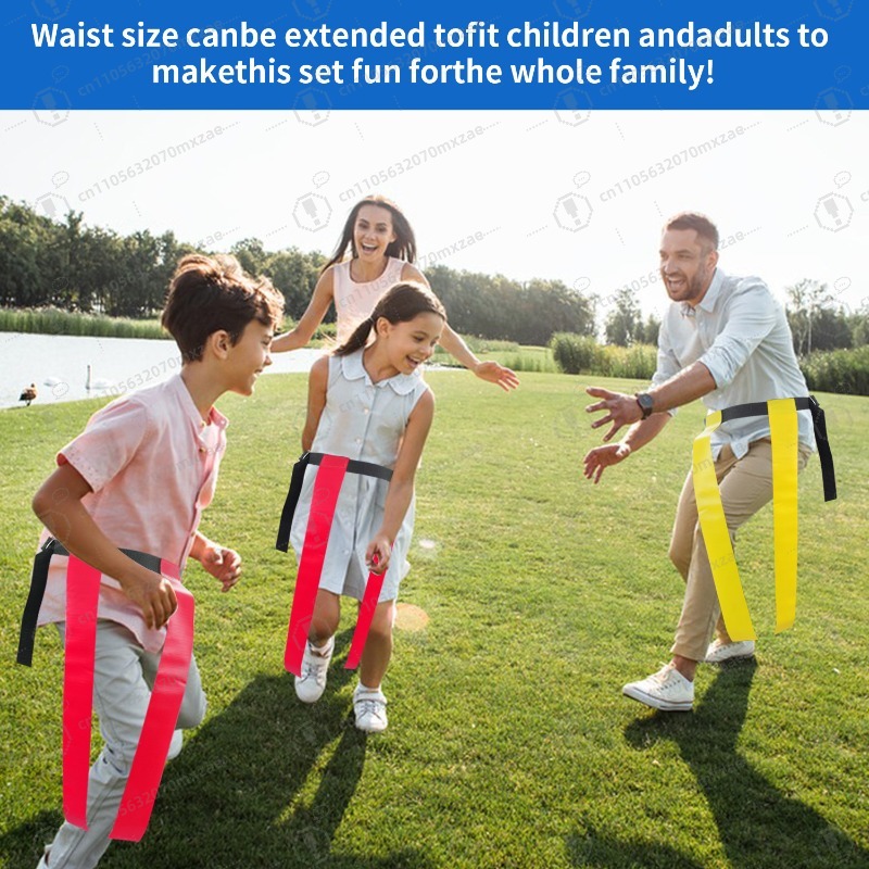 Sports Equipment Set - Set Sabuk Flag Football Gaya Amerika