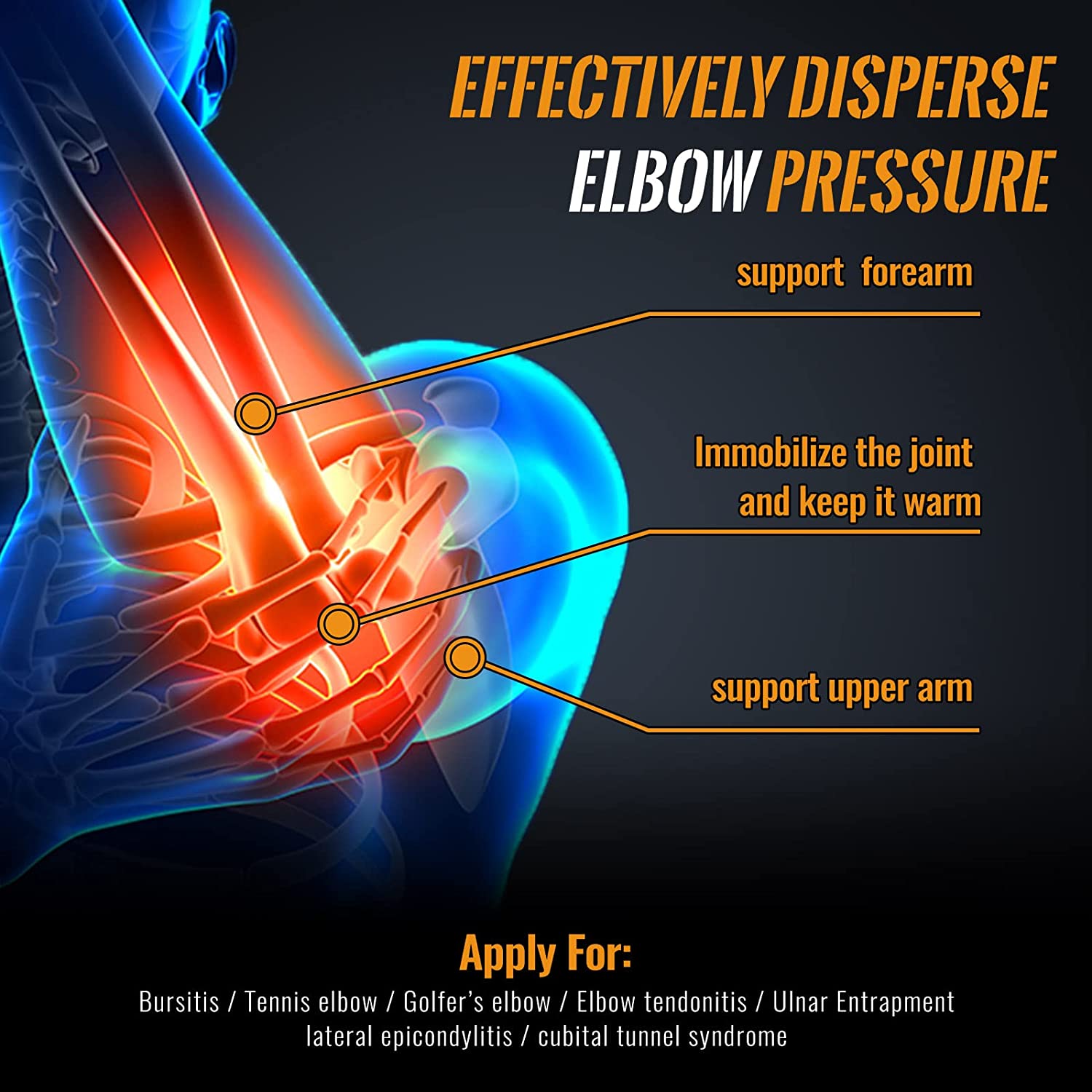 1 buah lengan kompresi siku te - Tennis Elbow Brace ulasan dan harga