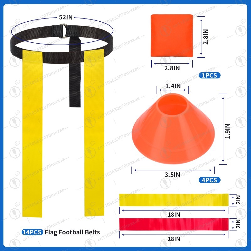 Set Sabuk Flag Football Gaya A - Sports Equipment Set ulasan dan harga